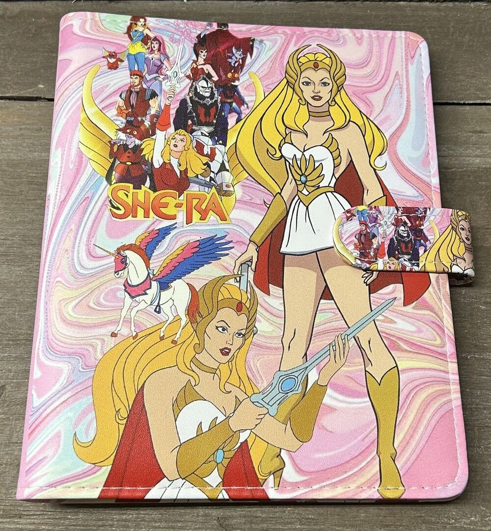 She-Ra A5 Binder with matching printed paper